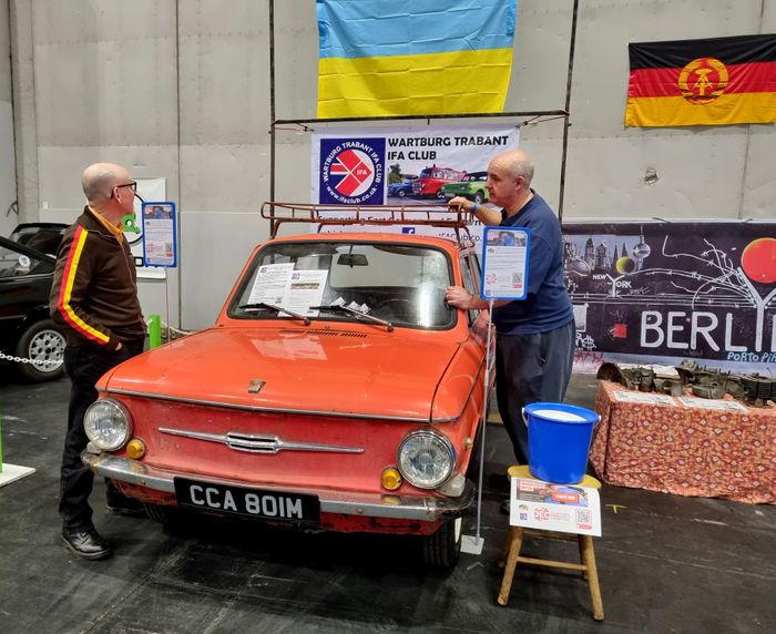 Ukraine classic car display supports humanitarian efforts